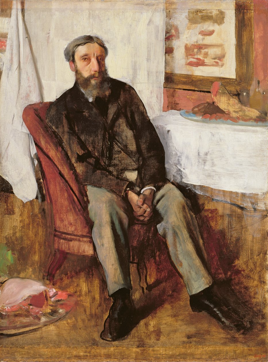 Portrét muže, c.1866 od Edgar Degas