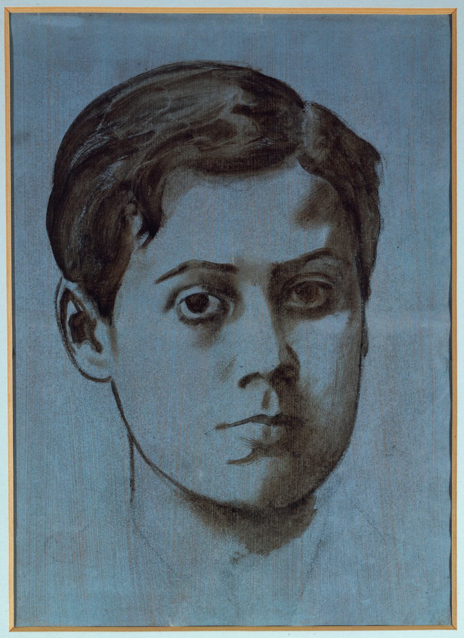 Portrét mladého muže od Edgar Degas