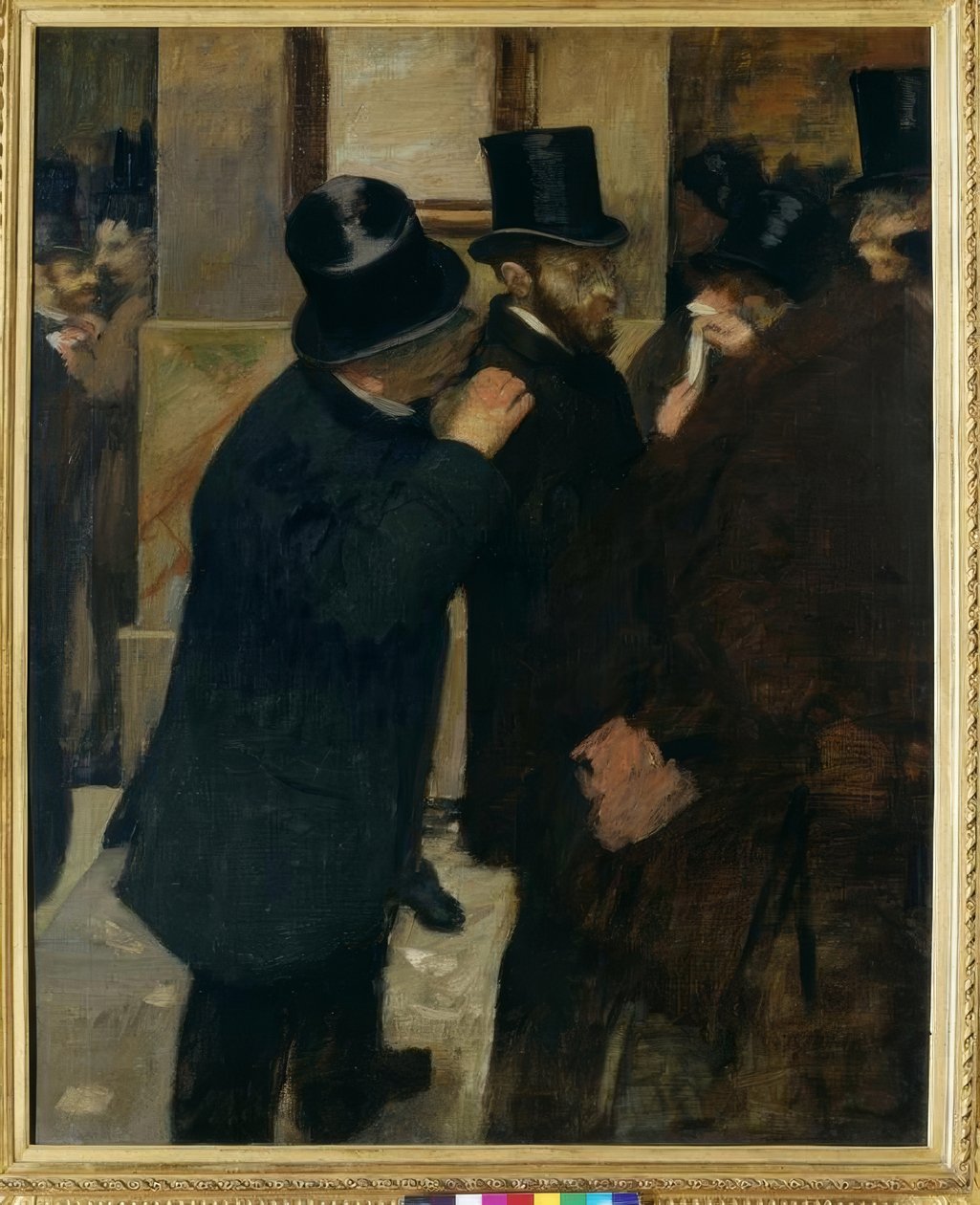 Portréty na burze od Edgar Degas