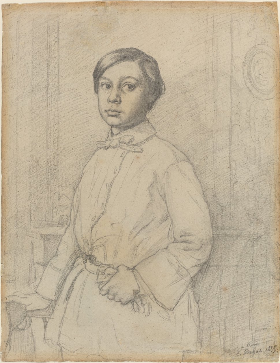 René de Gas [přímo] od Edgar Degas