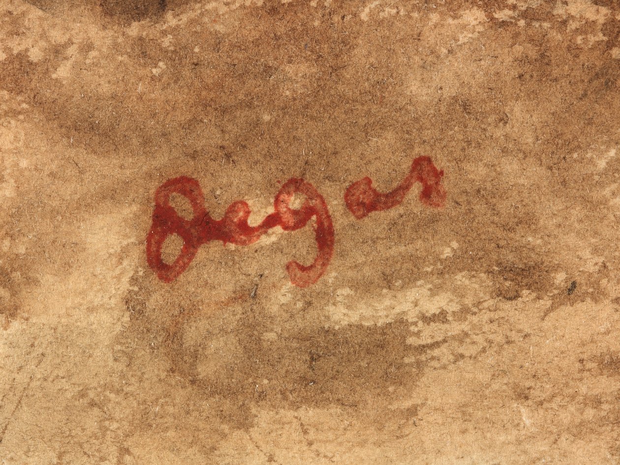 Skály v Bagnoles-De-L"Orne od Edgar Degas