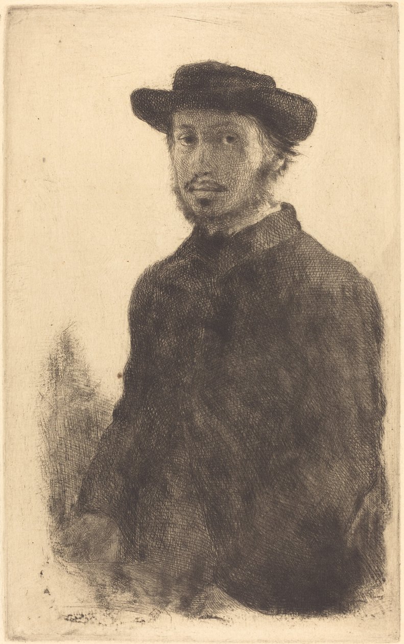 Autoportrét (Edgar Degas, sám) od Edgar Degas