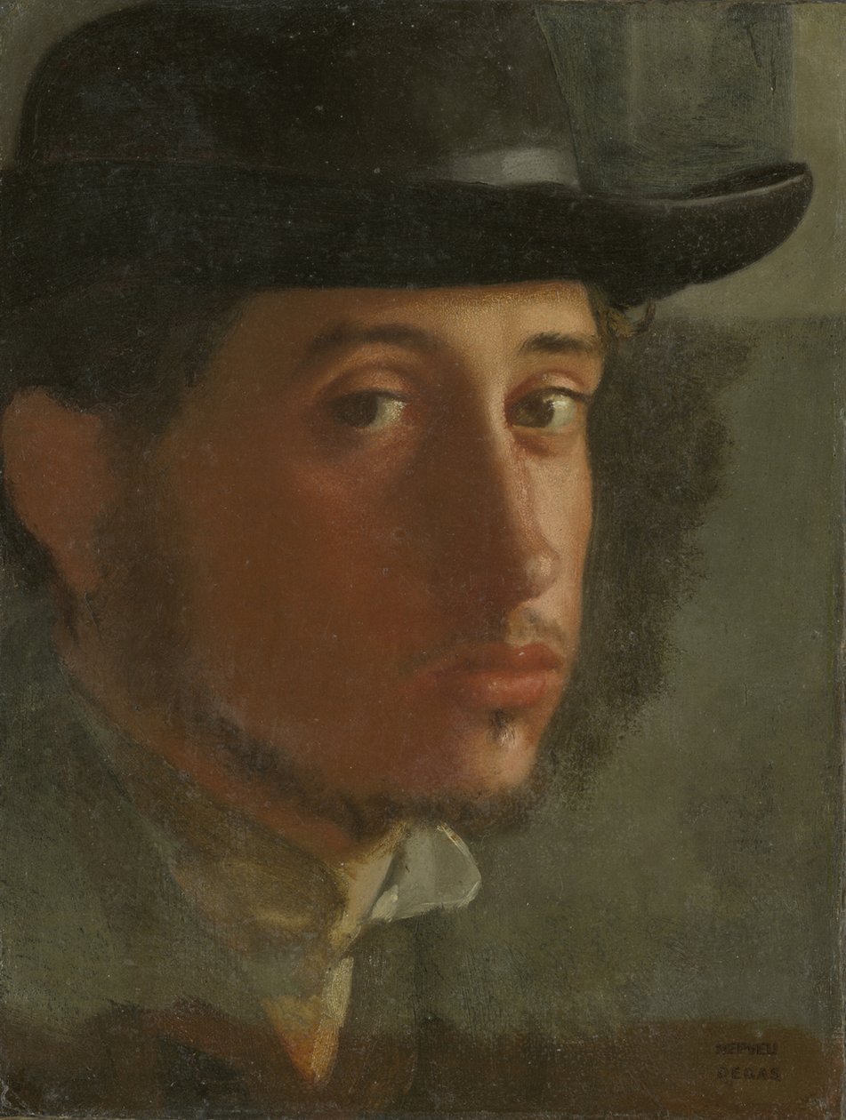 Autoportrét, 1857 od Edgar Degas