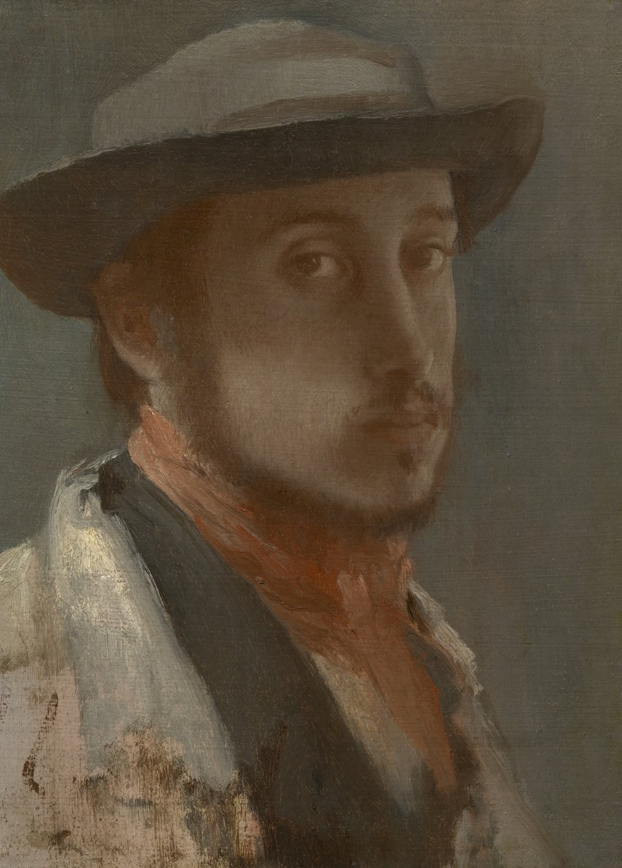 Autoportrét, kolem roku 1857?-58 od Edgar Degas