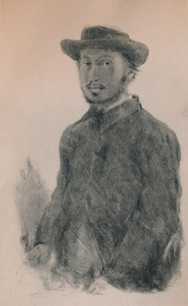 Autoportrét, cca 1860, 1946 od Edgar Degas