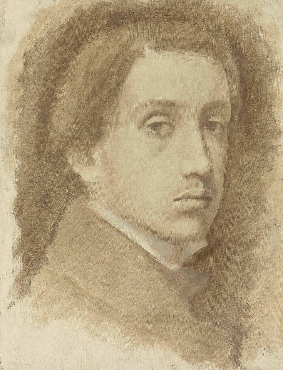 Autoportrét, cca 1854. od Edgar Degas