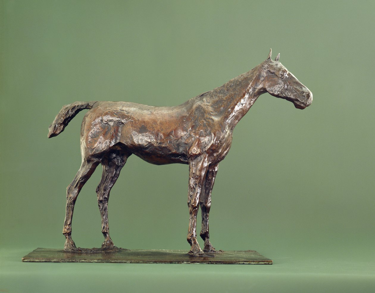 Stojící kůň (bronz) od Edgar Degas