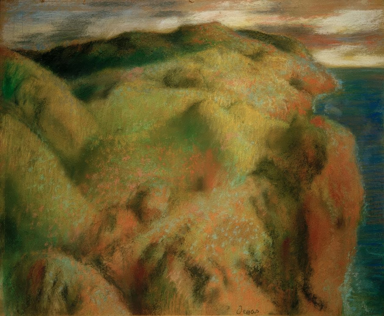 Útesy od Edgar Degas