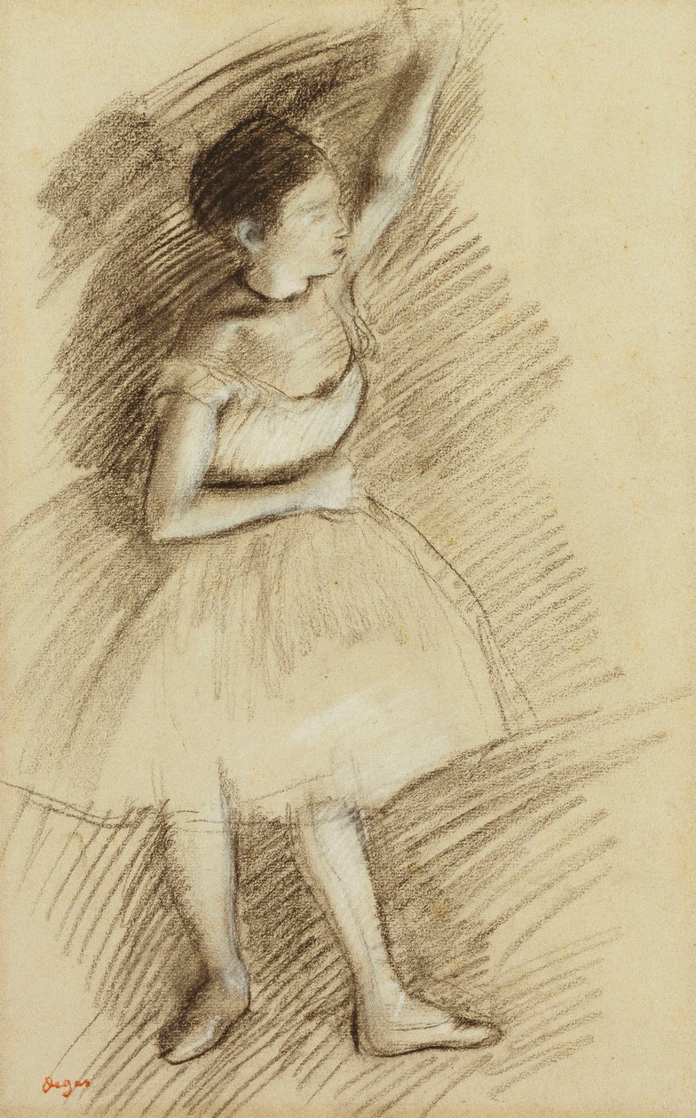 Studie tanečnice; Studovna tanečnice od Edgar Degas