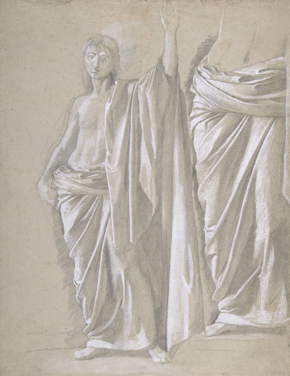 Studie zahalené postavy, 1857-58. od Edgar Degas