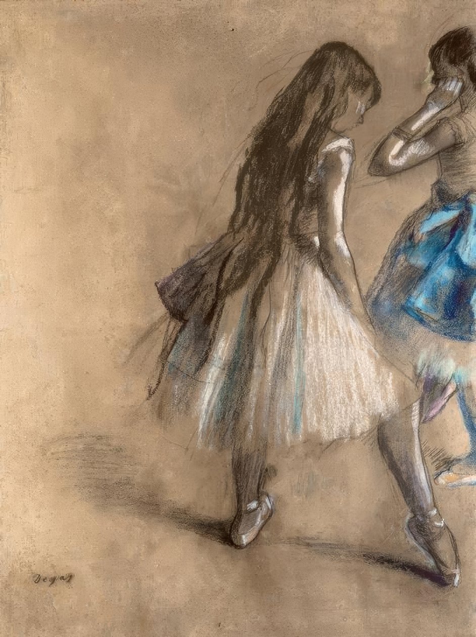 Tanečnice v klidu od Edgar Degas