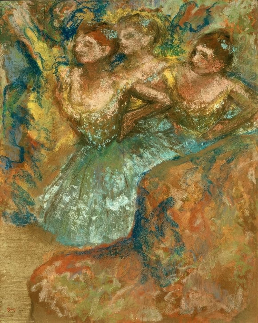 Skupina tanečníků od Edgar Degas