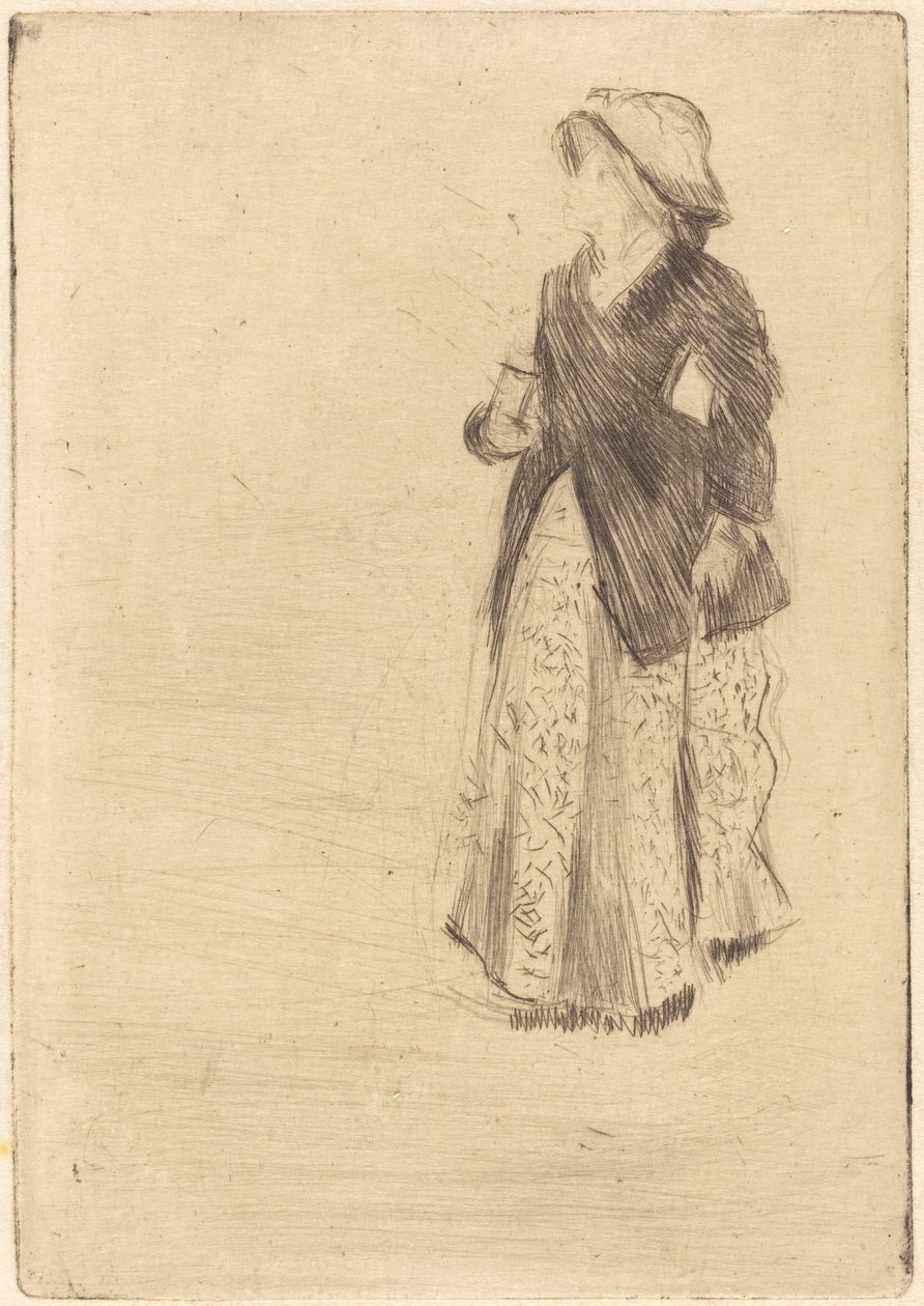 Herečka Ellen Andrée, 1879. od Edgar Degas
