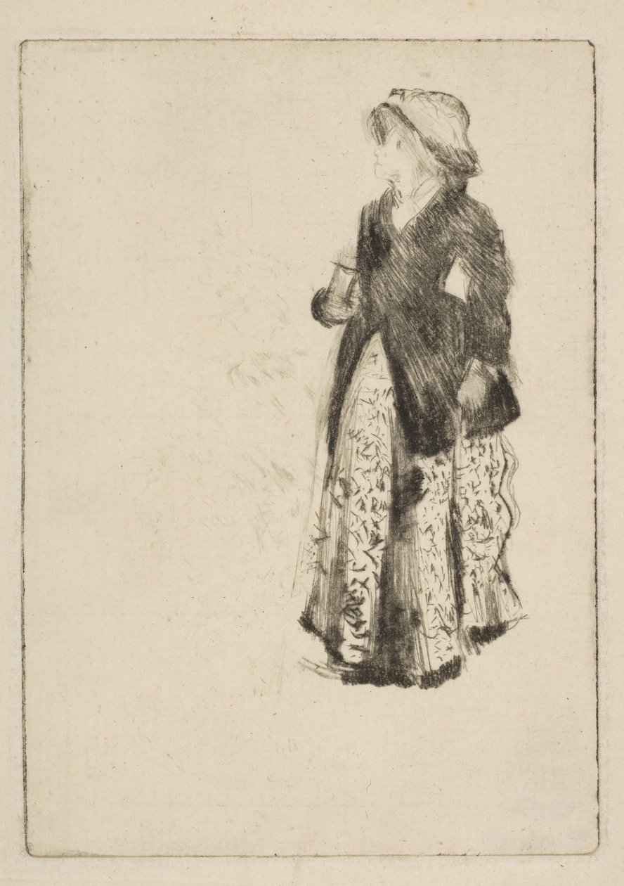 Herečka Ellen Andrée, 1879. od Edgar Degas