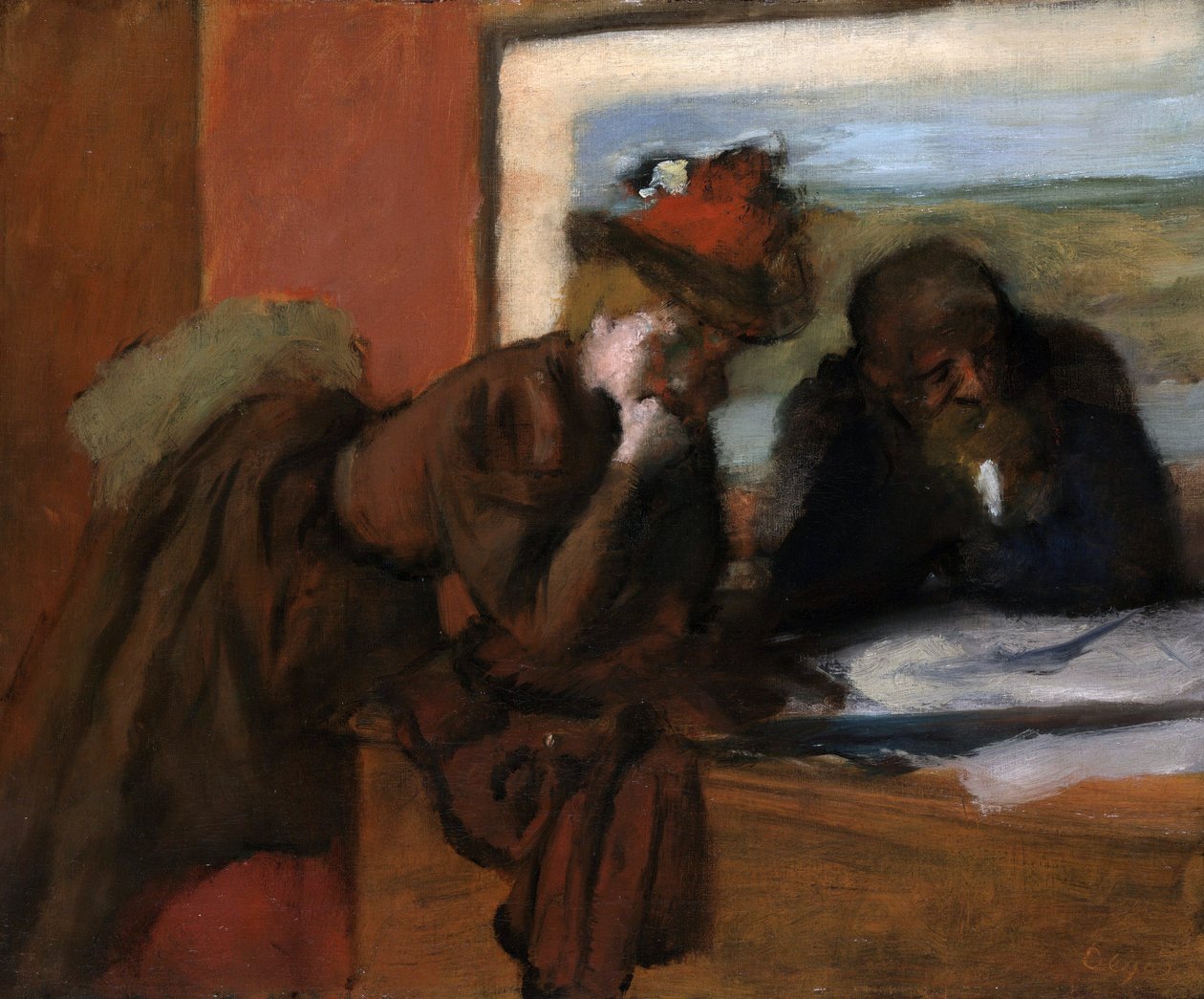 Konverzace od Edgar Degas