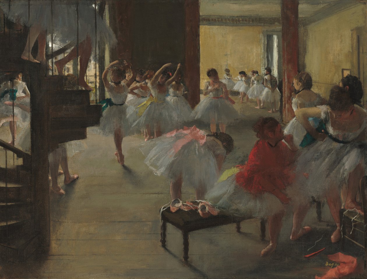 Taneční třída, c. 1873. od Edgar Degas