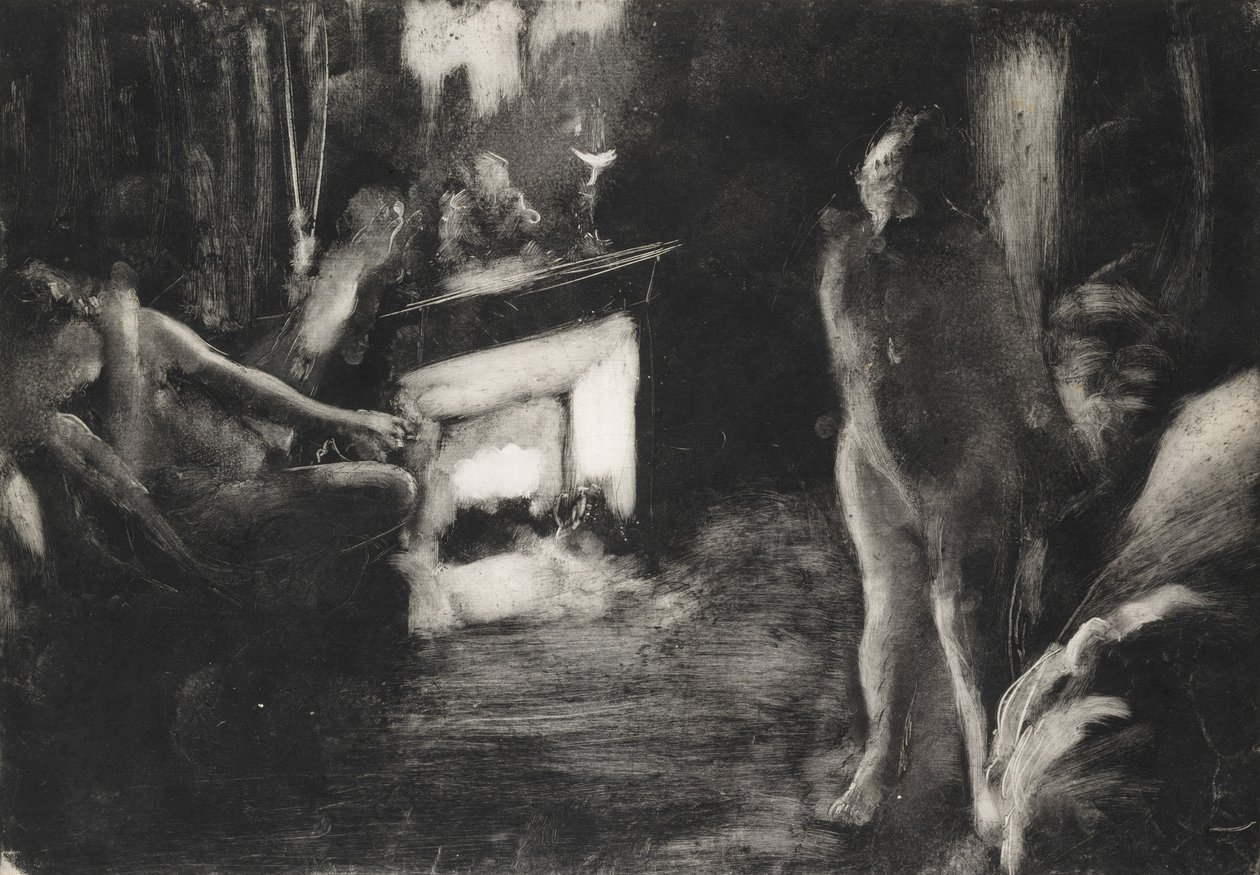 Fireside, ca. 1876-77. od Edgar Degas