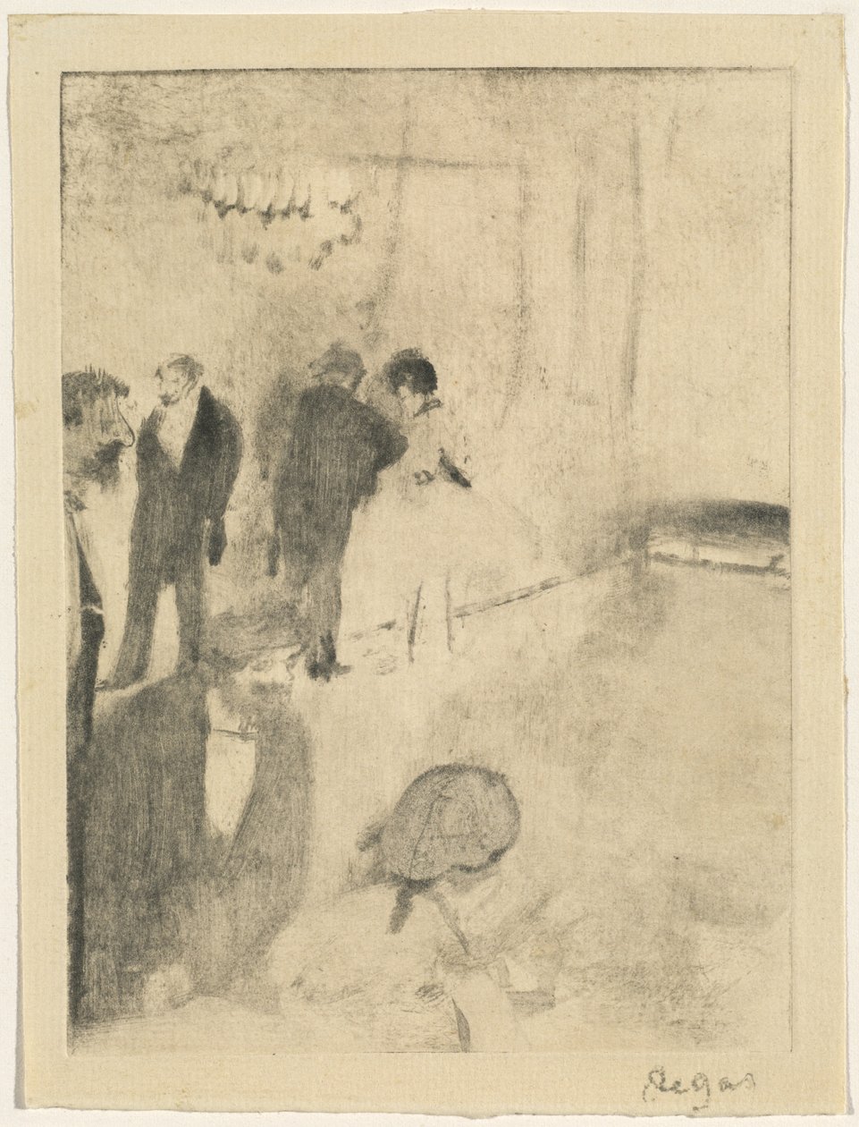 Zelený pokoj od Edgar Degas