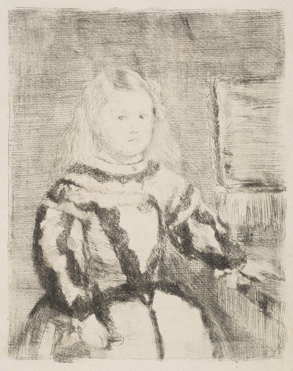 Infanta Margarita, po Velázquez, 1862-64. od Edgar Degas