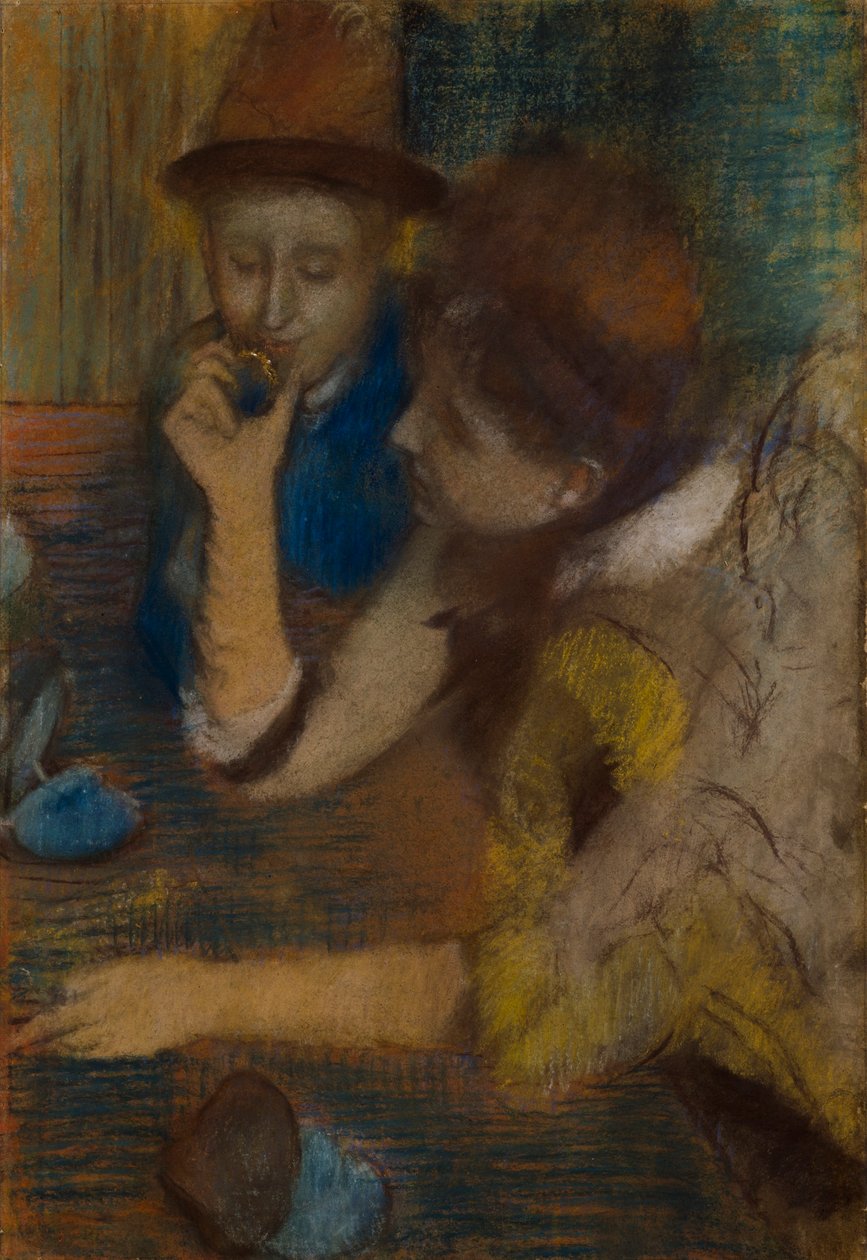 Klenoty, kolem roku 1887 (pastel na papíře) od Edgar Degas