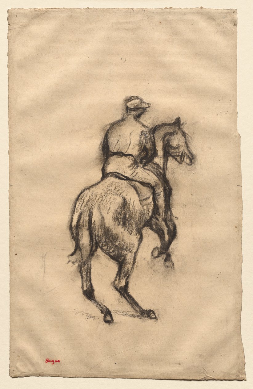 žokej od Edgar Degas