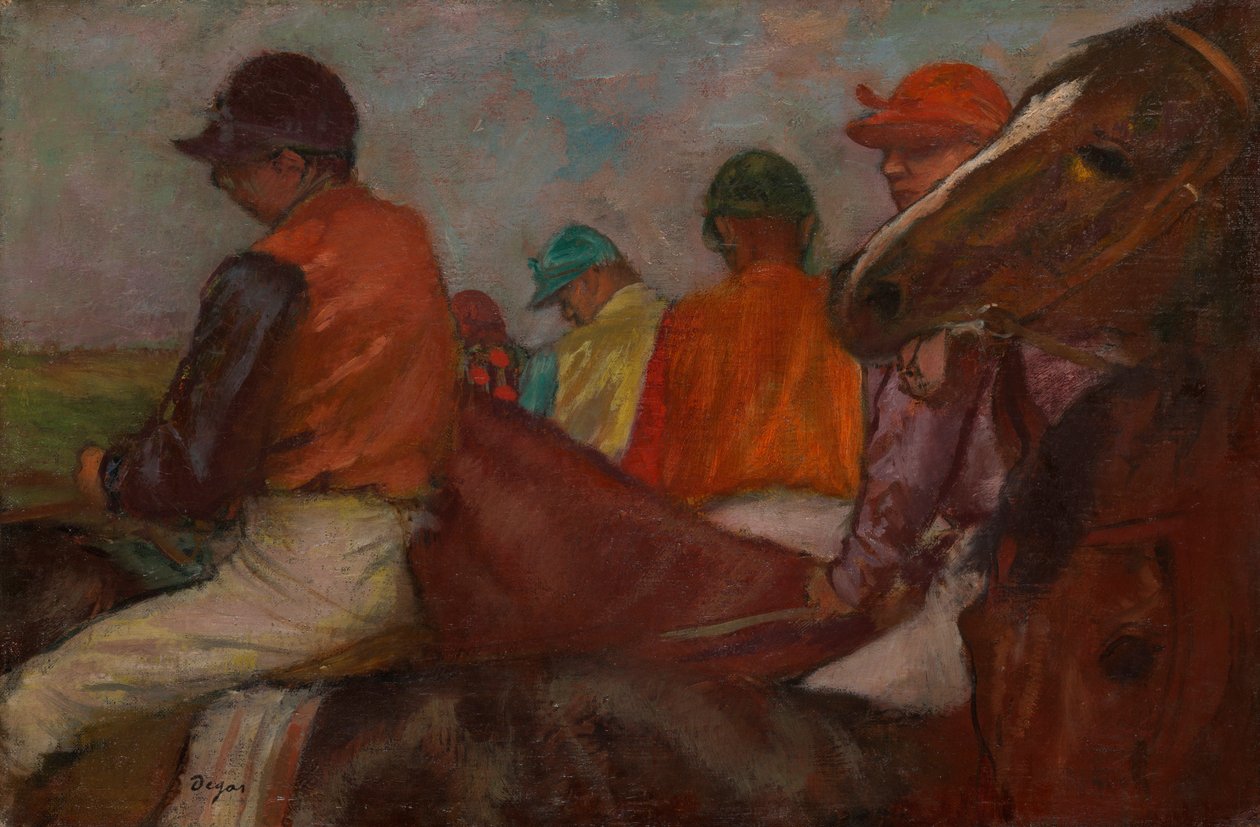 Žokejové od Edgar Degas
