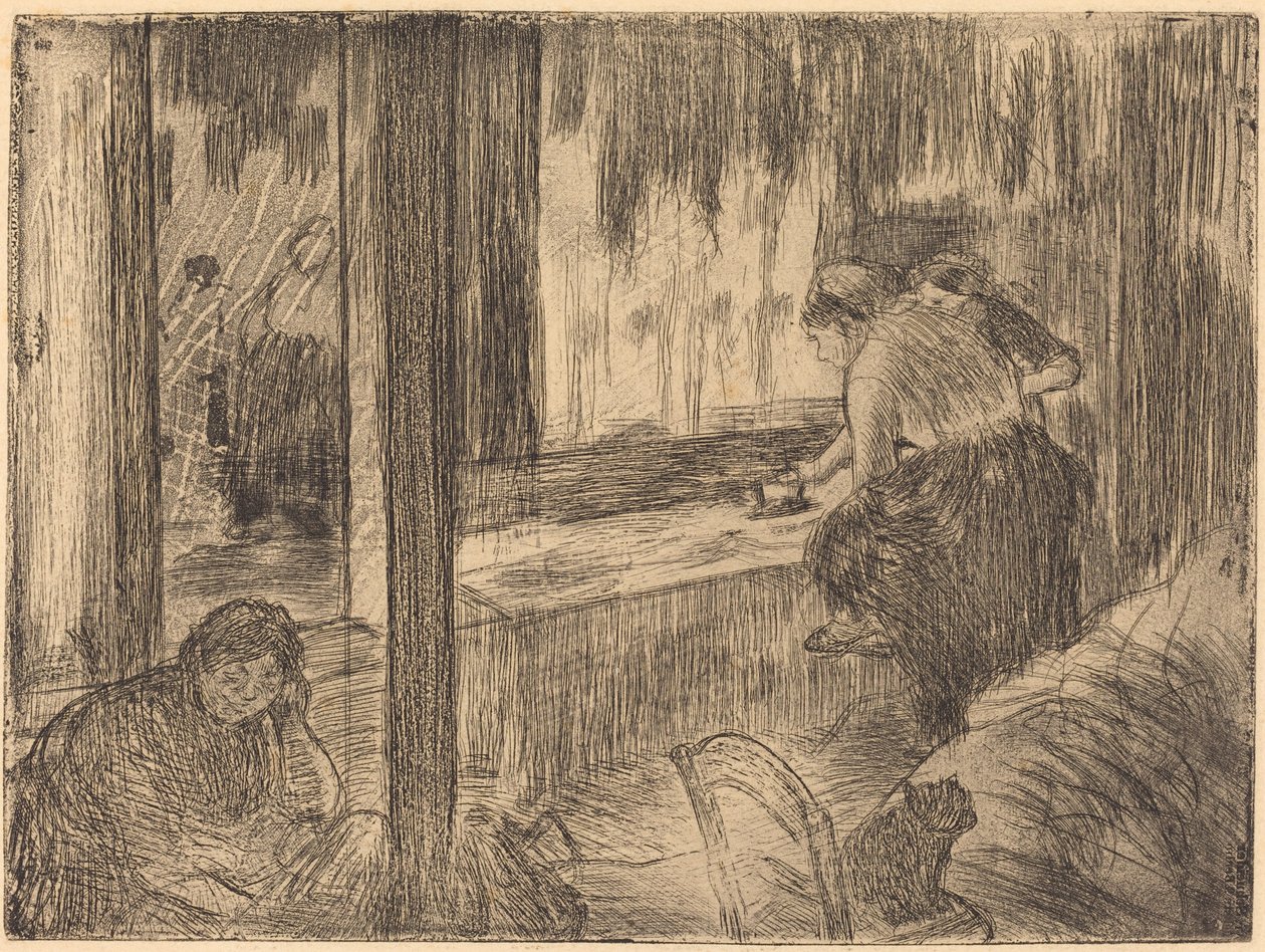 Prádelny od Edgar Degas