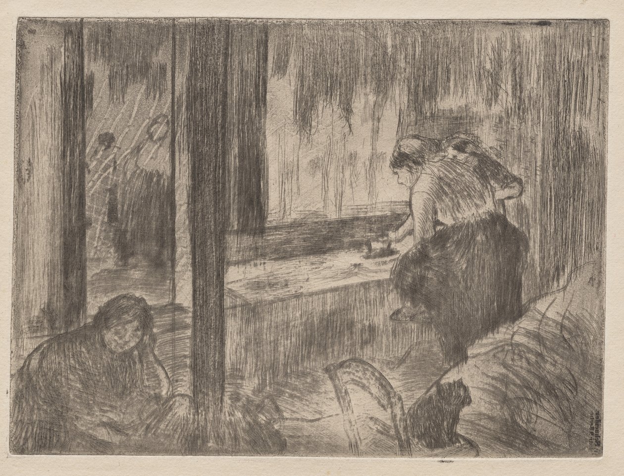 Prádelny od Edgar Degas
