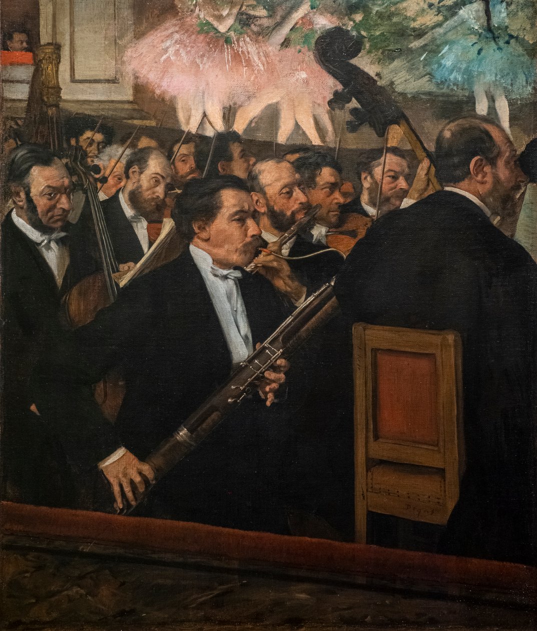 Orchestr opery. 1870. Olej na plátně. od Edgar Degas