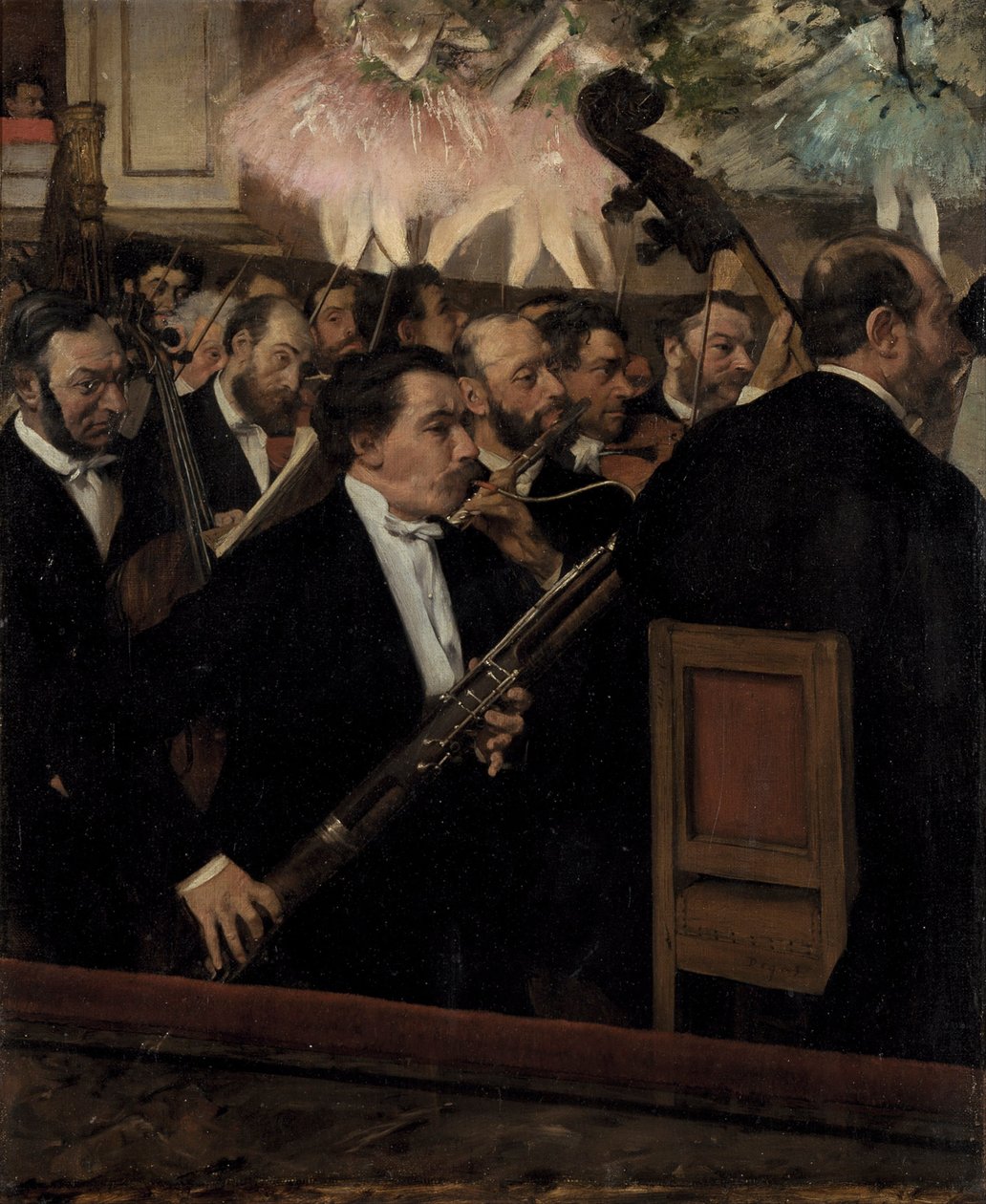 Orchestr v Opeře, c. 1870 od Edgar Degas