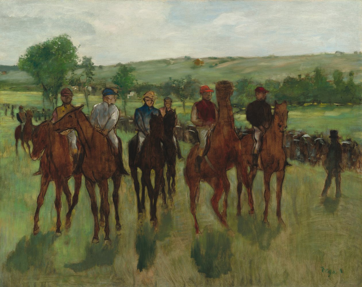 Jezdci od Edgar Degas