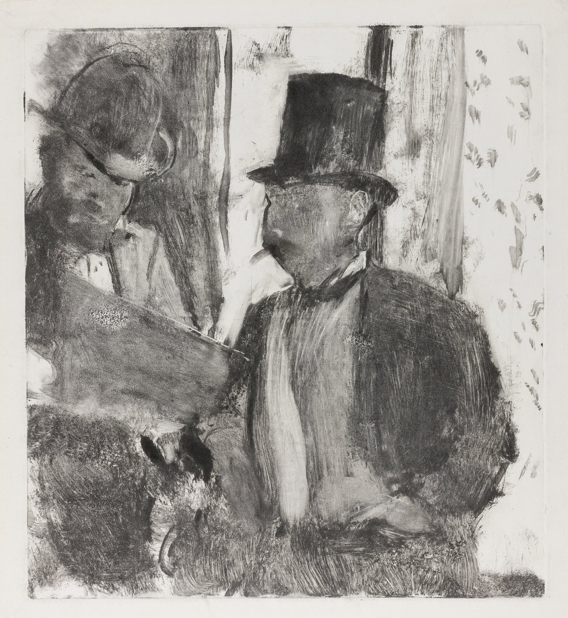 Dva znalci, kolem roku 1880 od Edgar Degas