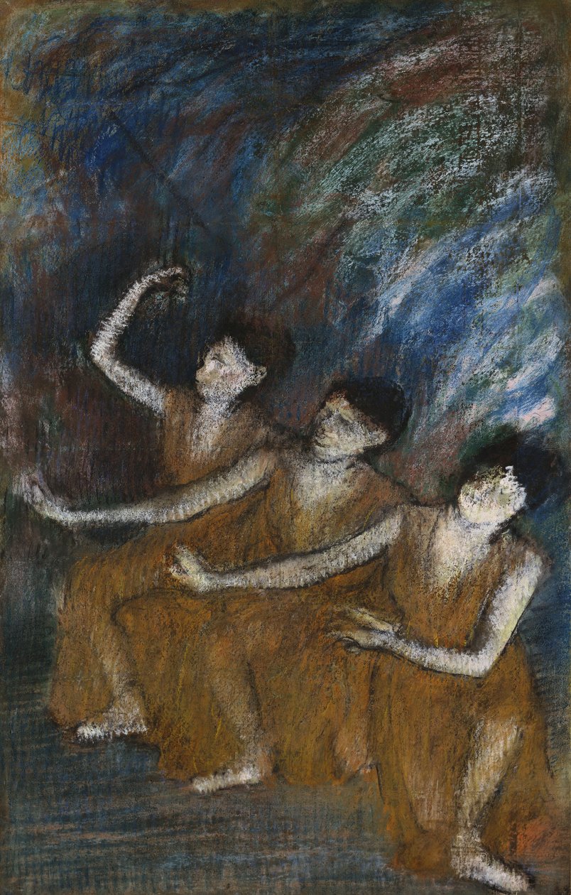 Tři tanečnice, kolem 1895-98 od Edgar Degas