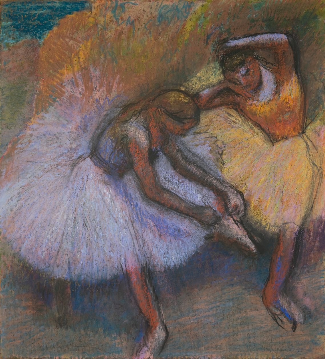 Dva tanečníci od Edgar Degas