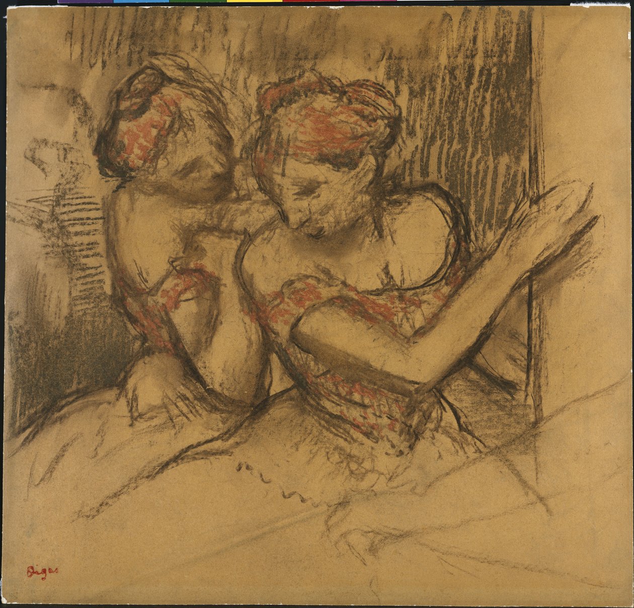Dva tanečníci od Edgar Degas