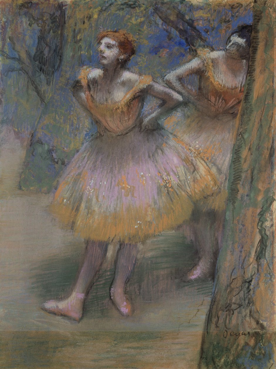 Dva tanečníci, kolem 1893-?98 od Edgar Degas
