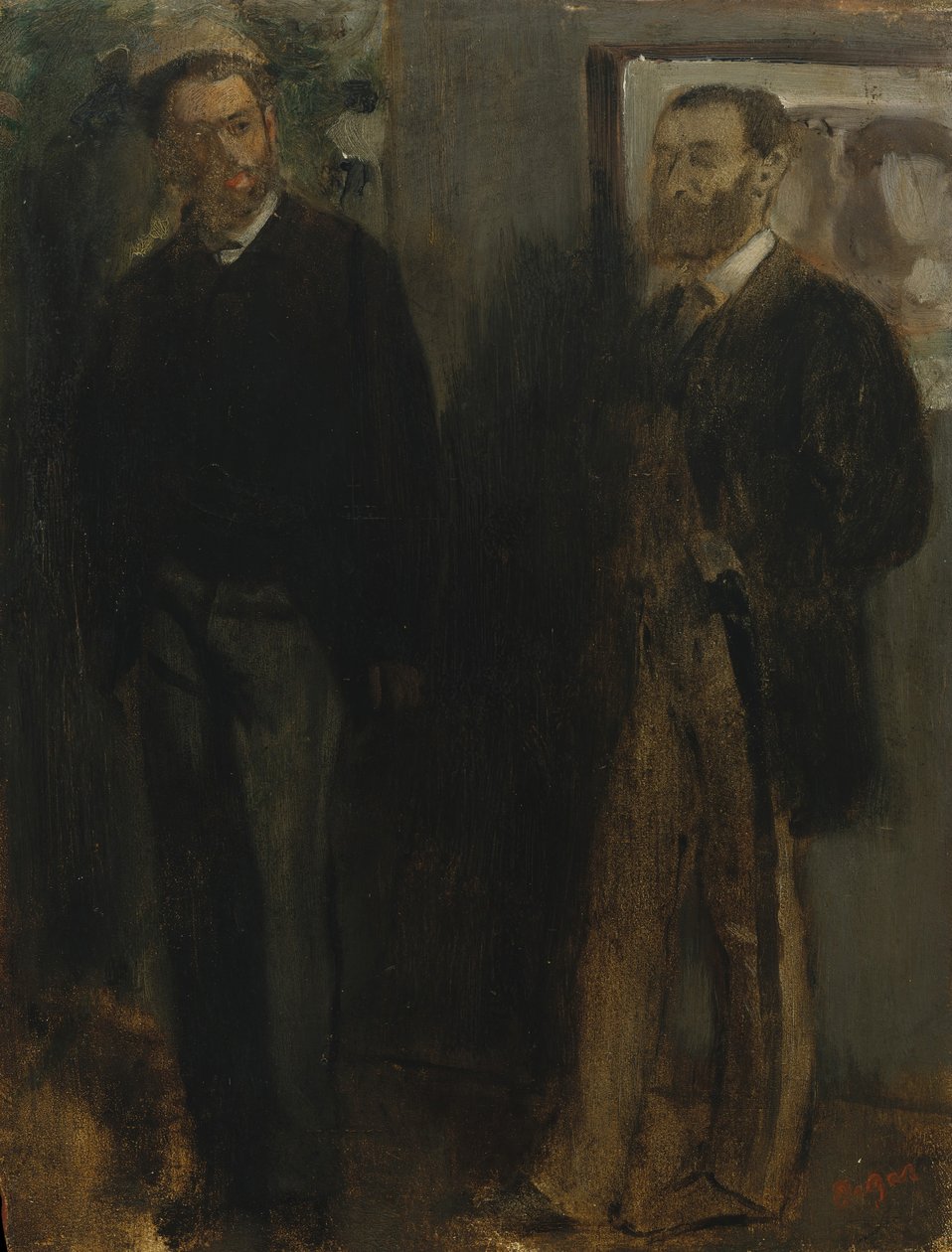 Dva muži, ca. 1865-69. od Edgar Degas