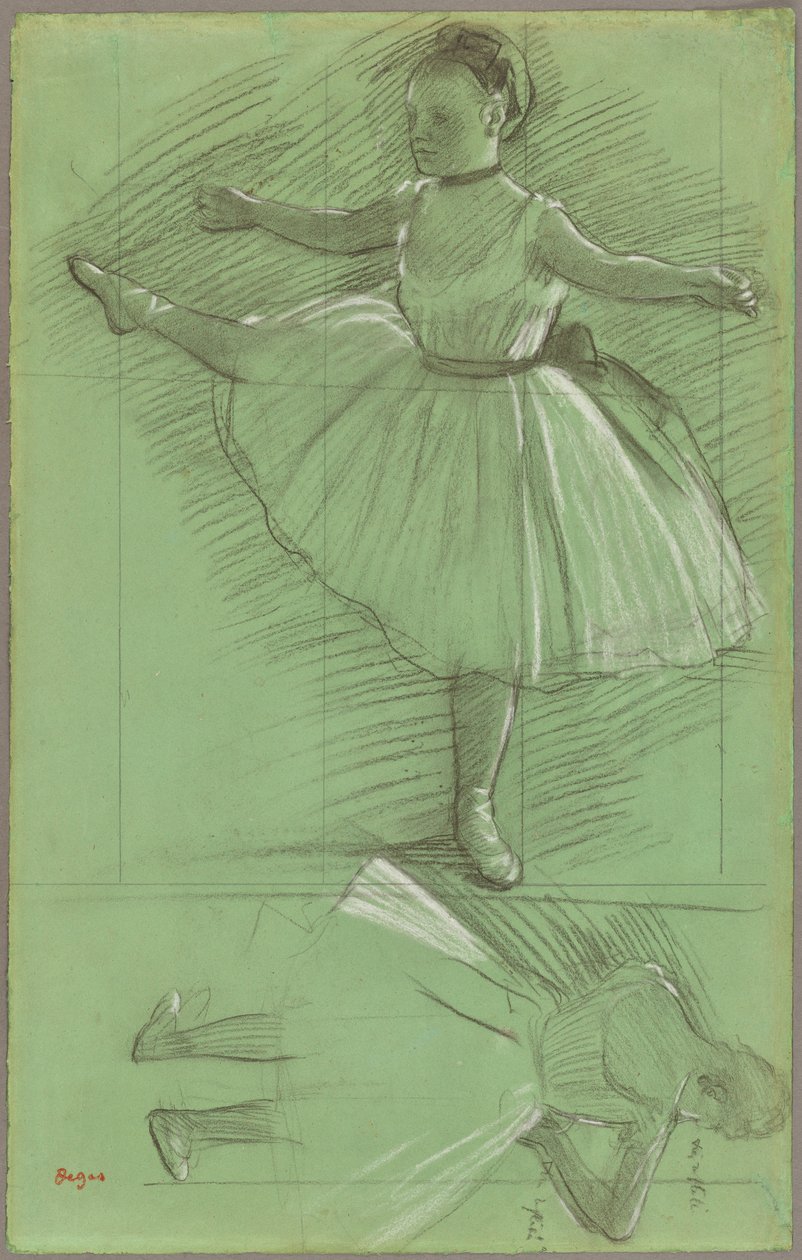 Dvě studie tanečníků od Edgar Degas