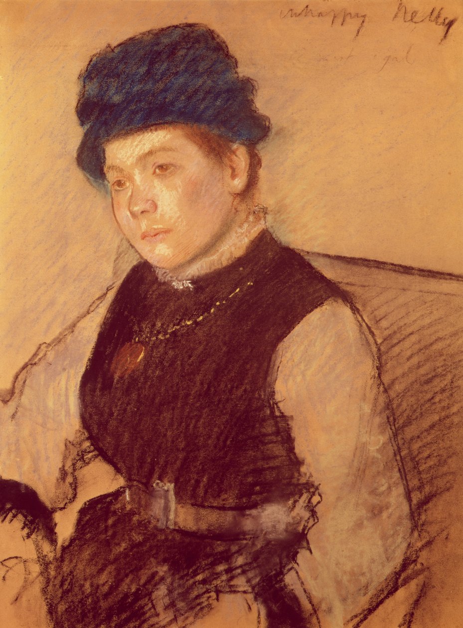 Nešťastná Nelly (pastel) od Edgar Degas