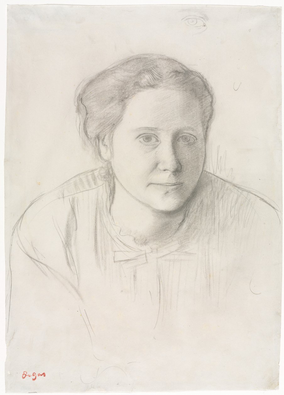 Victoria Dubourg, c. 1866. od Edgar Degas