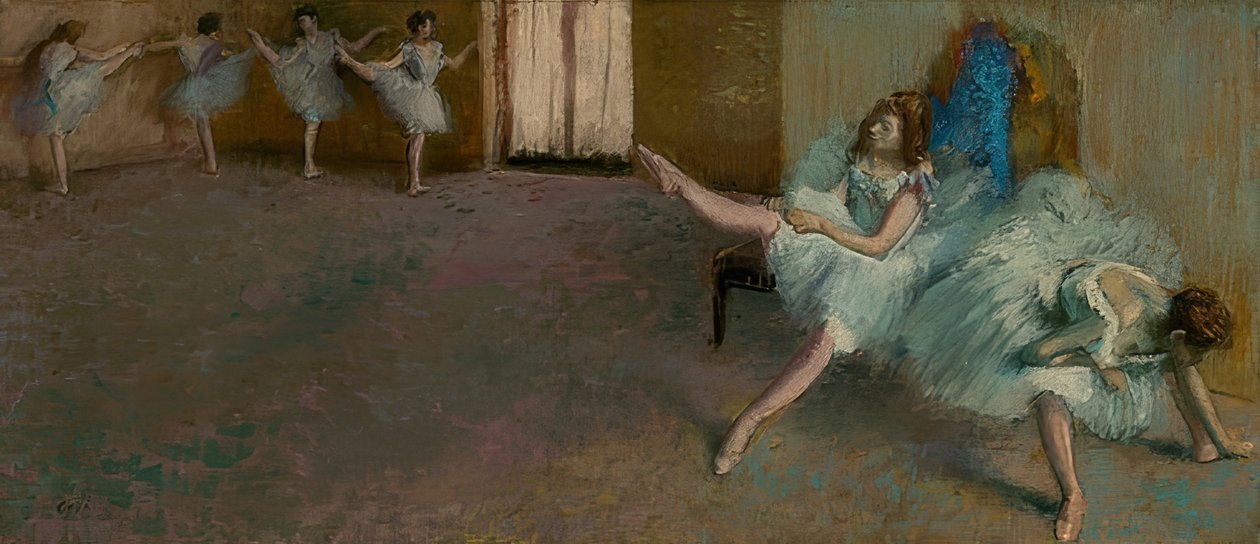 Před baletem. 1890/92 od Edgar Degas