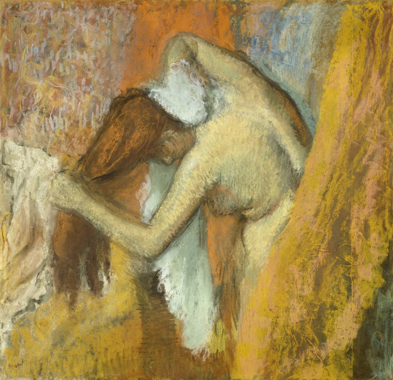 Žena na její toaletě od Edgar Degas