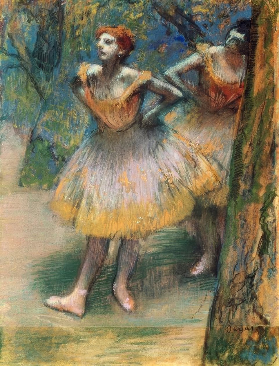 Dva tanečníci od Edgar Degas