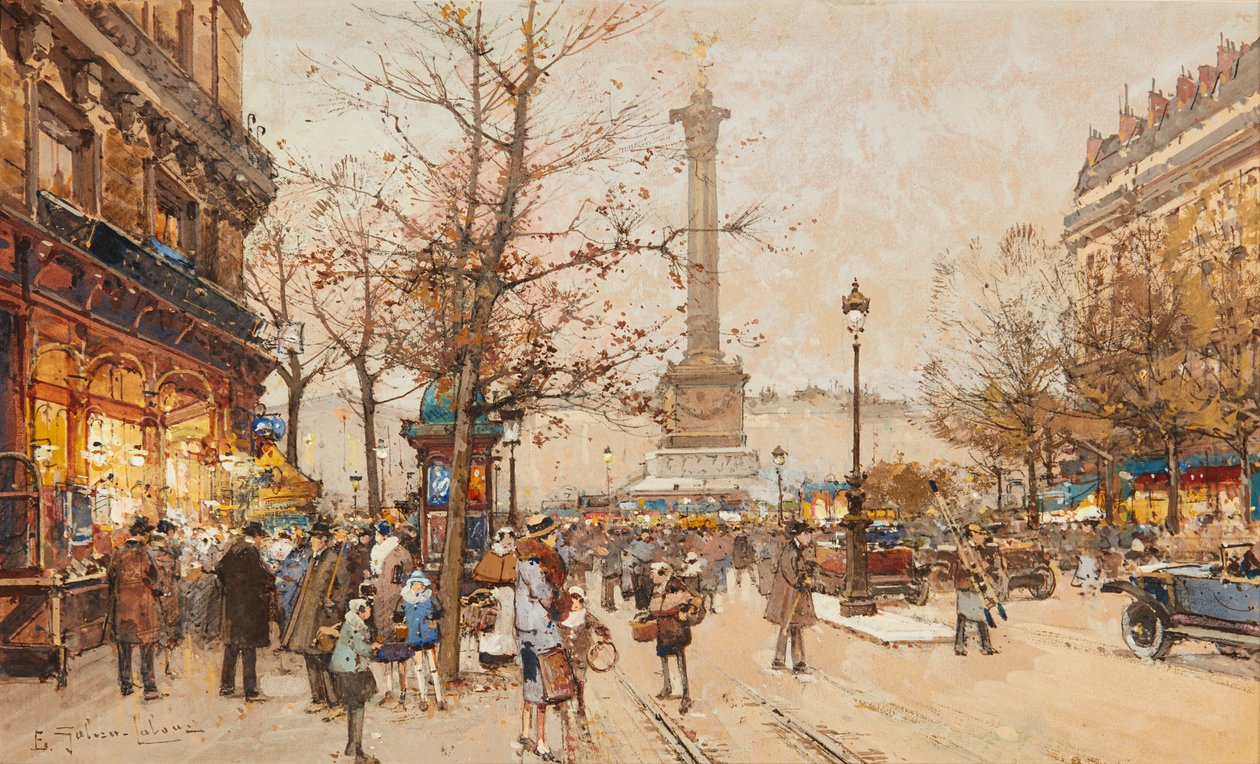 Vzpomínka (olej na desce) od Edgar Maxence