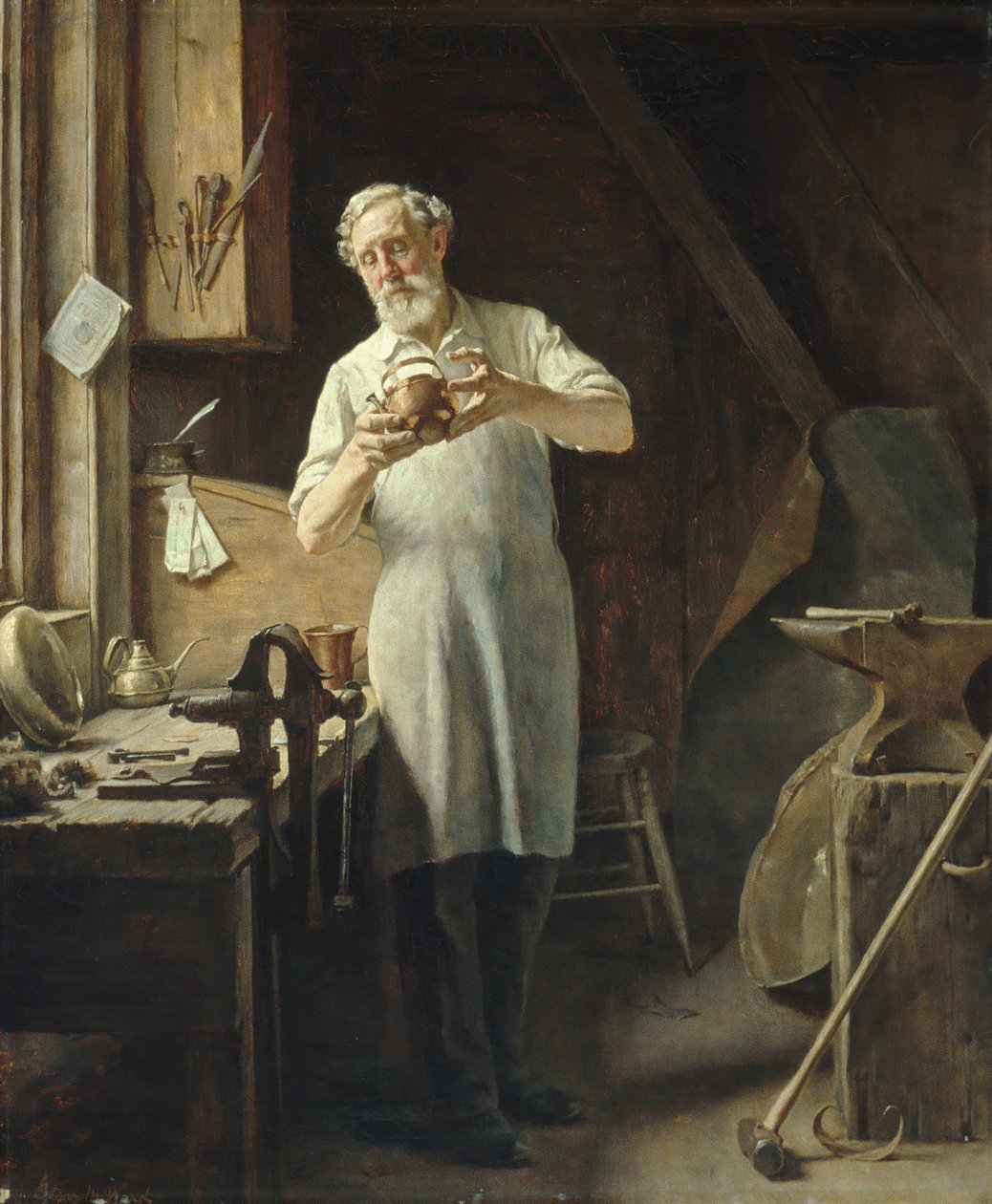 Coppersmith, ca. 1898. od Edgar Melville Ward