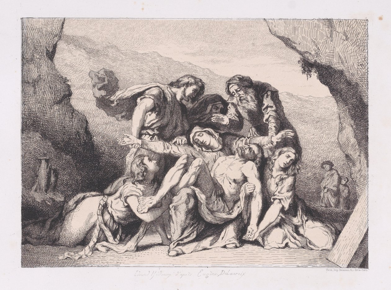 Pieta, 1852., 1852. od Edmond Hédouin