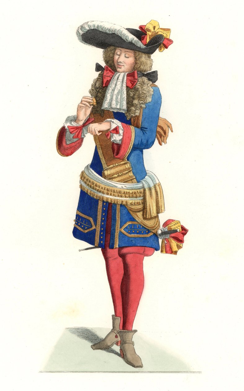 francouzský královský důstojník od Edmond Lechevallier Chevignard