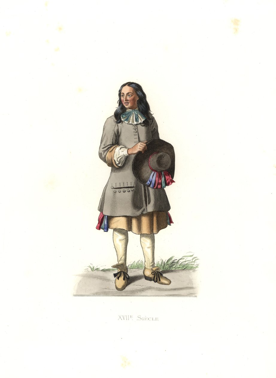 Rolník, Francie od Edmond Lechevallier Chevignard