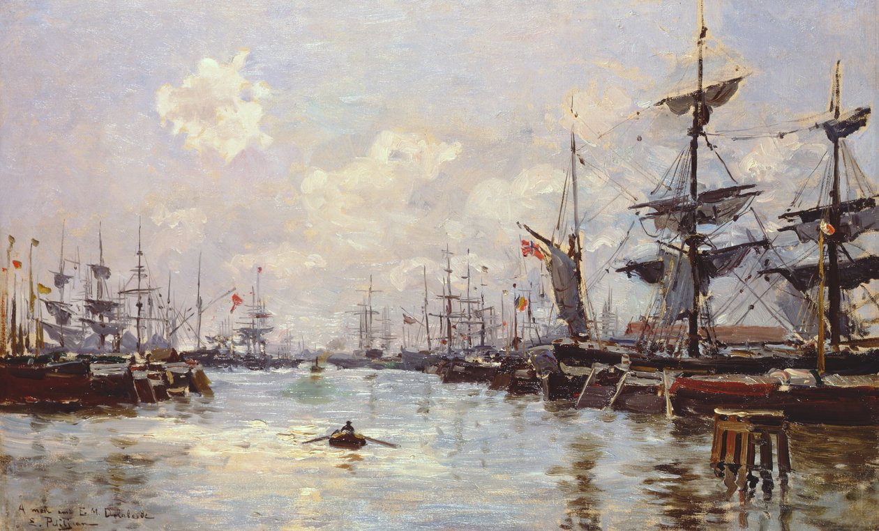 Přístav od Edmond Petitjean