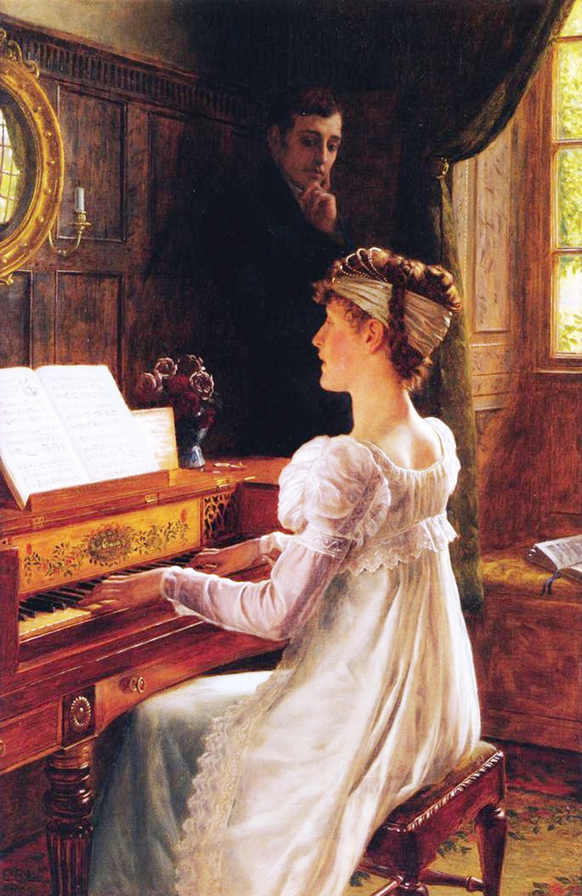 Námluvy, 1903 od Edmund Blair Leighton
